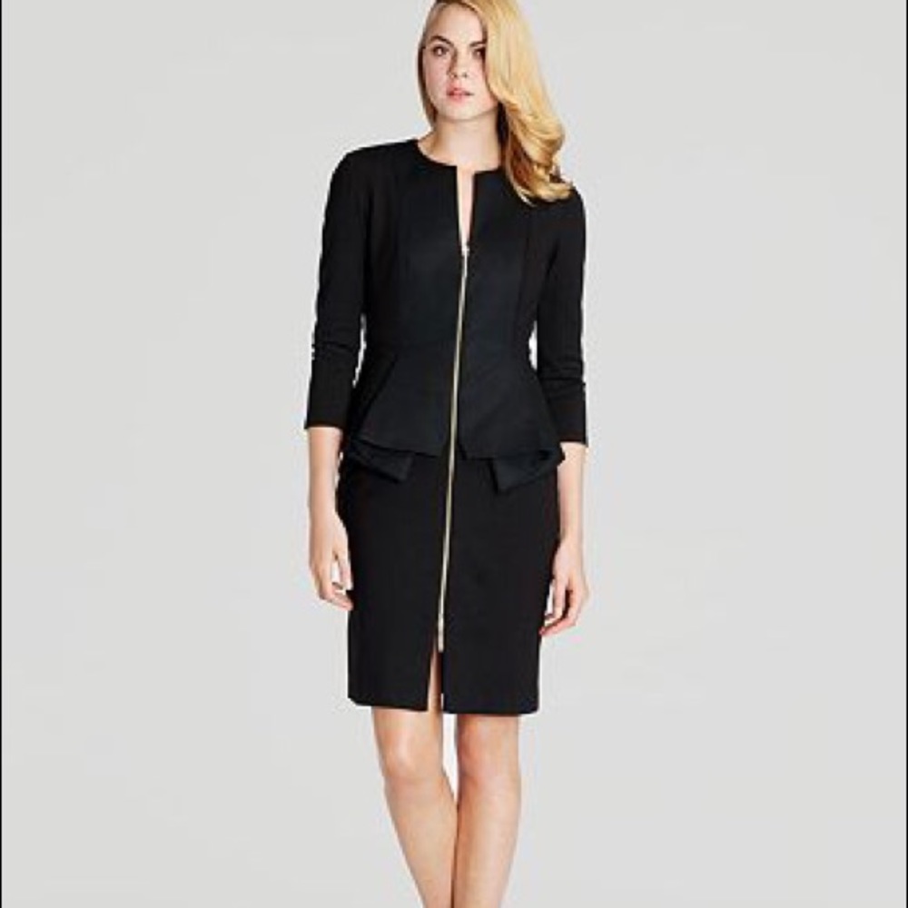 Ted Baker Jamtye dress black Size 0 EUC